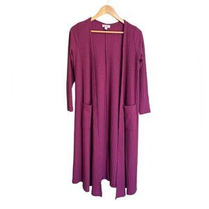 LuLaRoe Sarah Cardigan Duster Pink Size Small